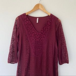 Magenta Lace Dress | Xhilaration